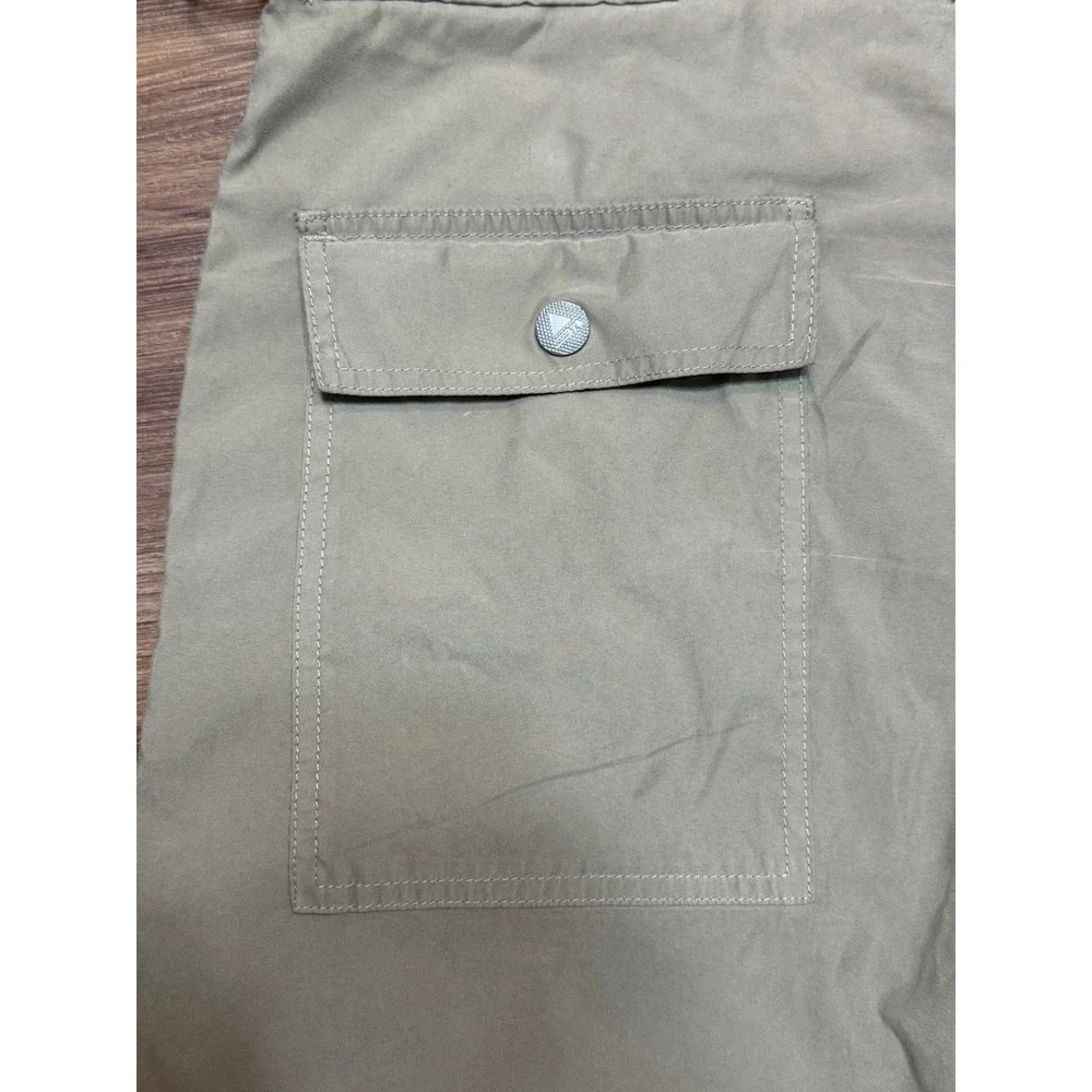 VTG Levis SilverTab Mens Data Khaki Cargo Pants Tan Techwear Bungee Sz M x 34